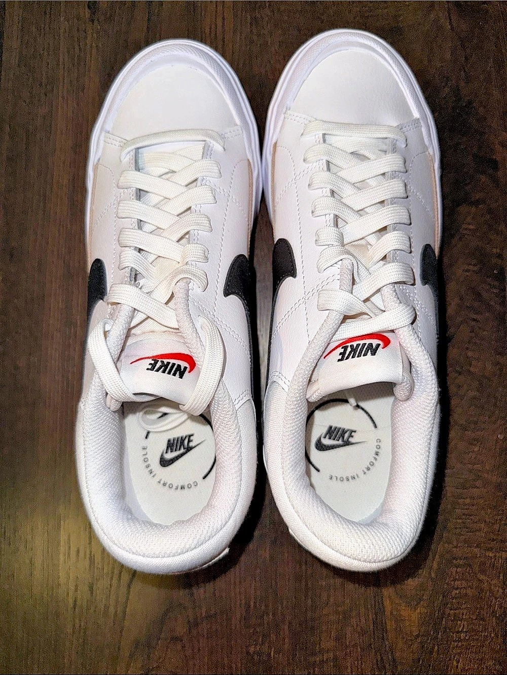 Nike Court Legacy Sneakers White & Black NEW - Picture 4 of 6